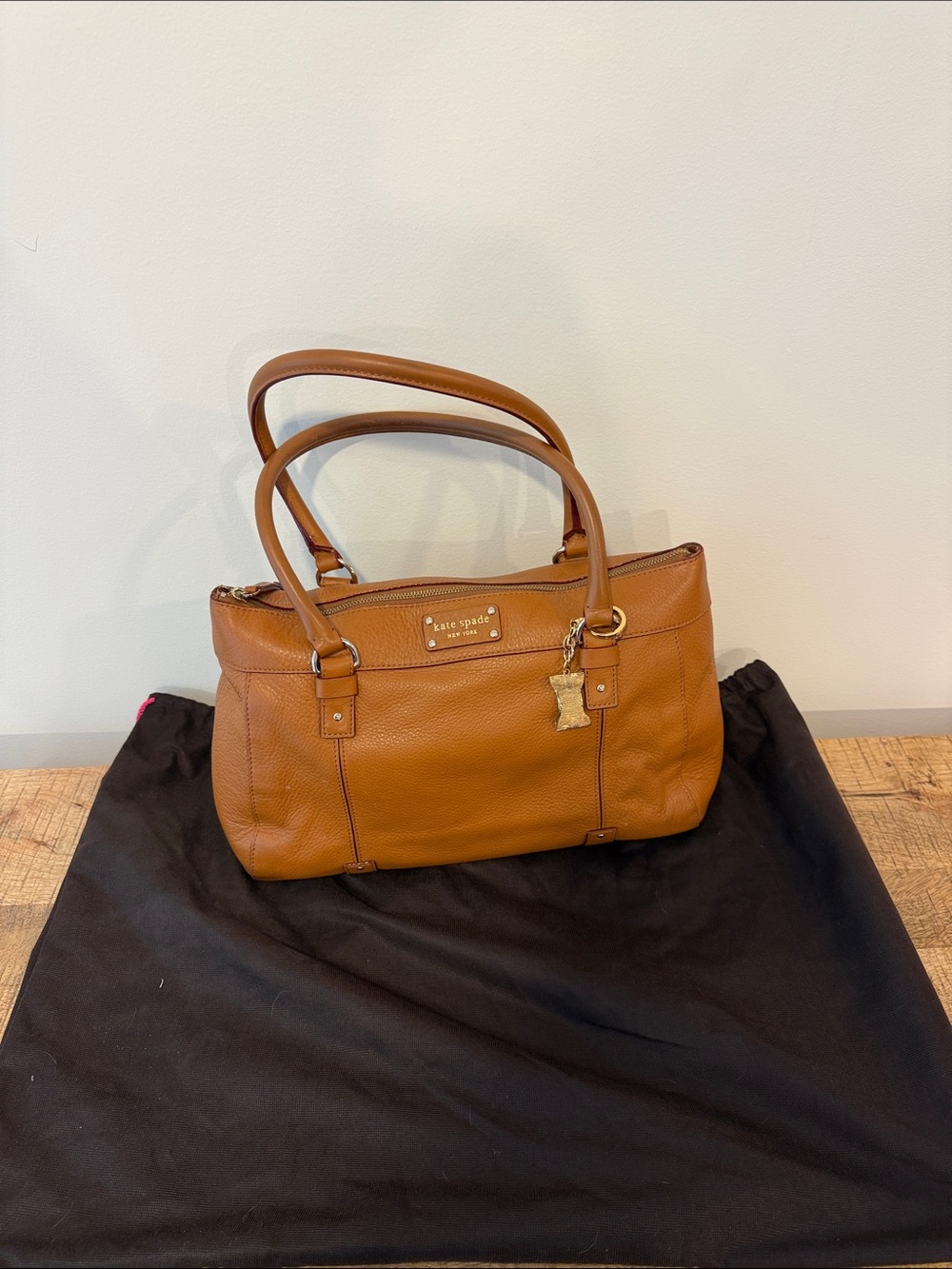 kate spade Tan Leather Shoulder Satchel